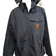 Manteau Nike Virginia Matelassé Bleu Marine Homme Taille L Veste Sportswear 🧥