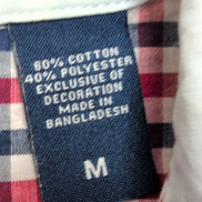 Chemise Chaps Carreaux Bleu Blanc Rouge Taille M Manches courtes