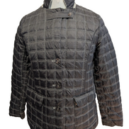 NAUTICA Veste Femme Matelassée S Gris Foncé Boutonnée Hiver Mi-Saison |323BSR