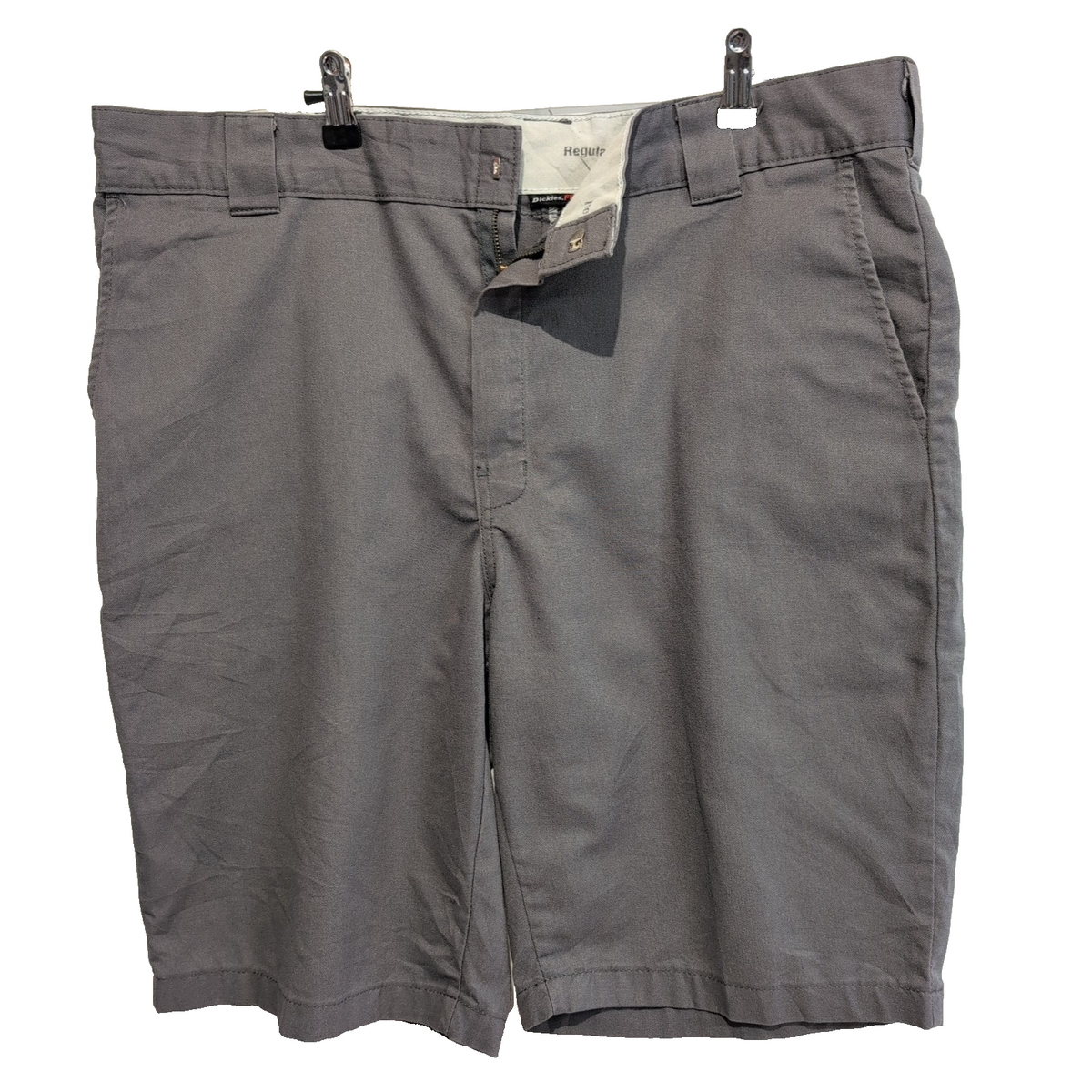 Short Dickies Workwear Gris Homme W38 Regular Fit Coupe Droite Excellent État