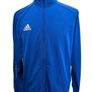Veste Adidas Bleue Taille L Coupe Longue Sportswear Training Zippée - BEG
