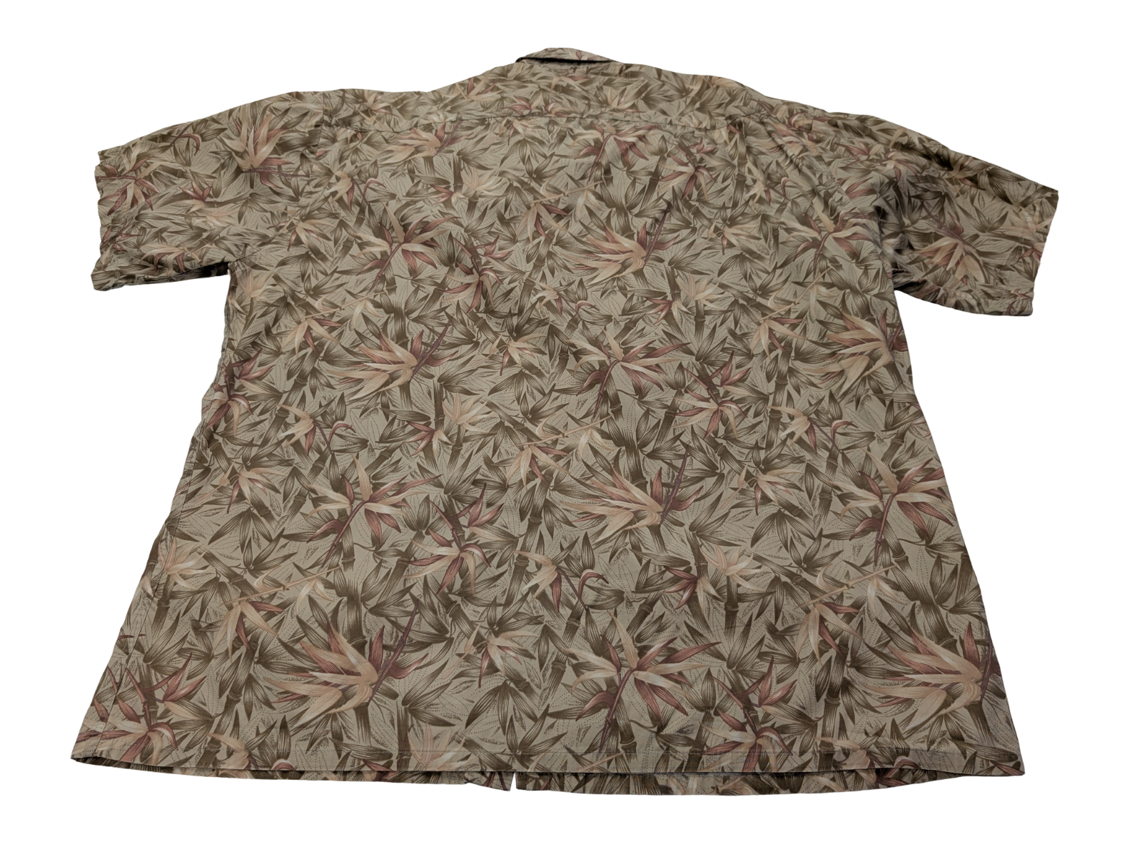 Chemise hawaïenne Hollis River bambou manches courtes taille XL #692 hawaienne