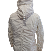 NAPAPIJRI Doudoune Veste Matelassée Blanche L Capuche Geographical | 318BSR