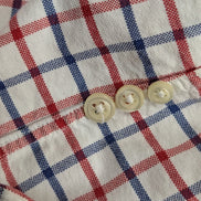 Chemise Ralph Lauren Homme XL Carreau Rouge Bleu Blanc Oxford Classique Boutonné