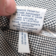 Chemise Ralph Lauren Custom Fit XL Noir Blanc Carreaux Manches Courtes