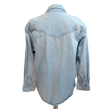 Chemise Levi's Made in Sri Lanka Femme S Western Jean Bleu Vintage