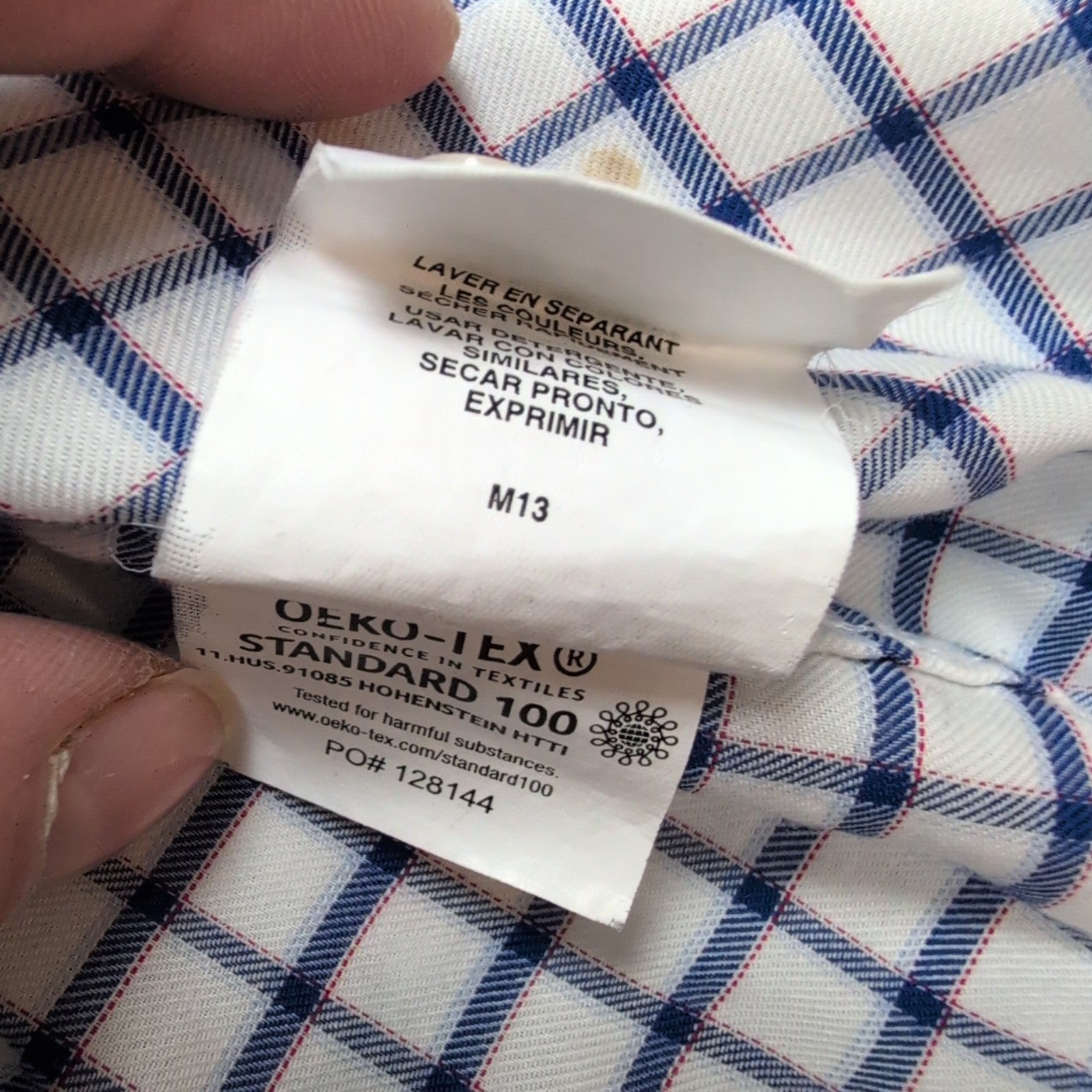 Chemise Tommy Hilfiger TH Flex Supima Slim Fit Stretch - Taille M/L