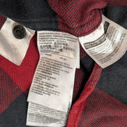Chemise LEVI'S Standard Flanelle Épaisse Grands Carreaux Rouge & Noir Taille M