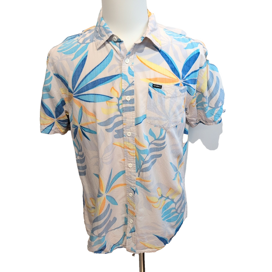 Chemise Hawaïenne Manches Courtes O'Neill Rayonne Floral Blanc M