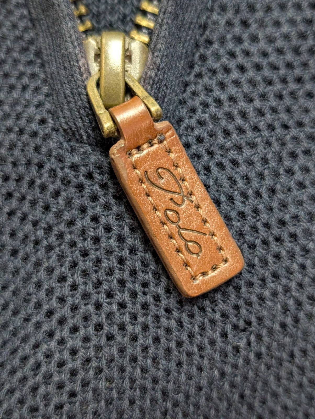Pull POLO RALPH LAUREN Col Zippé 100% PIMA COTTON Bleu Marine Taille L Chic