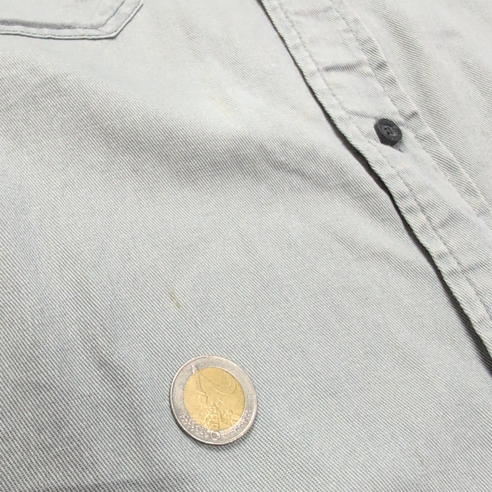 Chemise Wrangler grise uni taille XL #183e
