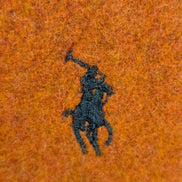 Écharpe Polo Ralph Lauren Réversible Laine d'agneau Bordeaux Orange Made Italy