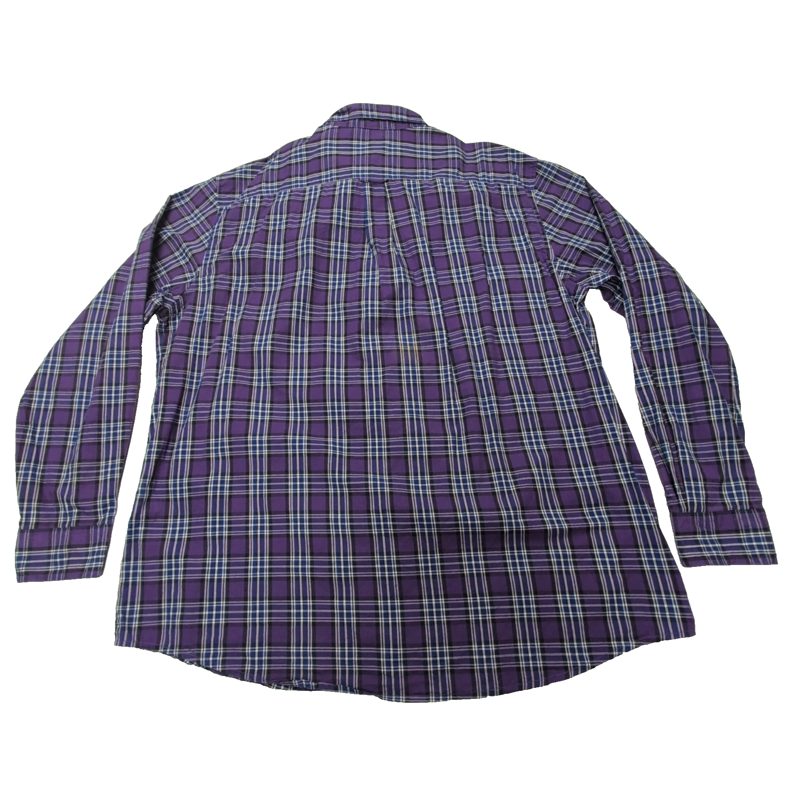 Chemise CHAPS violette à carreaux taille XXL Neuve #76e