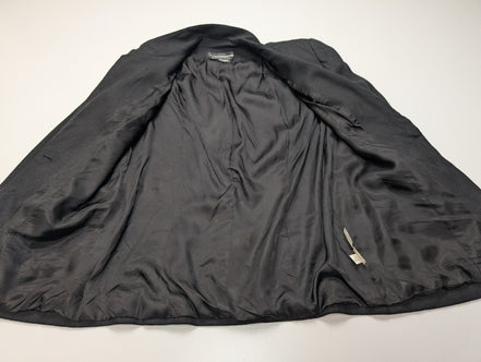 Veste Blazer Liz Claiborne Collection Noir 100% Rayonne Taille M