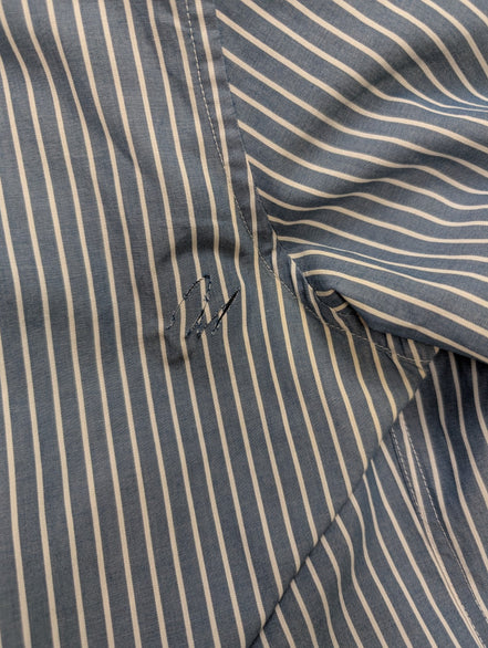 Chemise Dockers bleu à rayures taille L #168msch