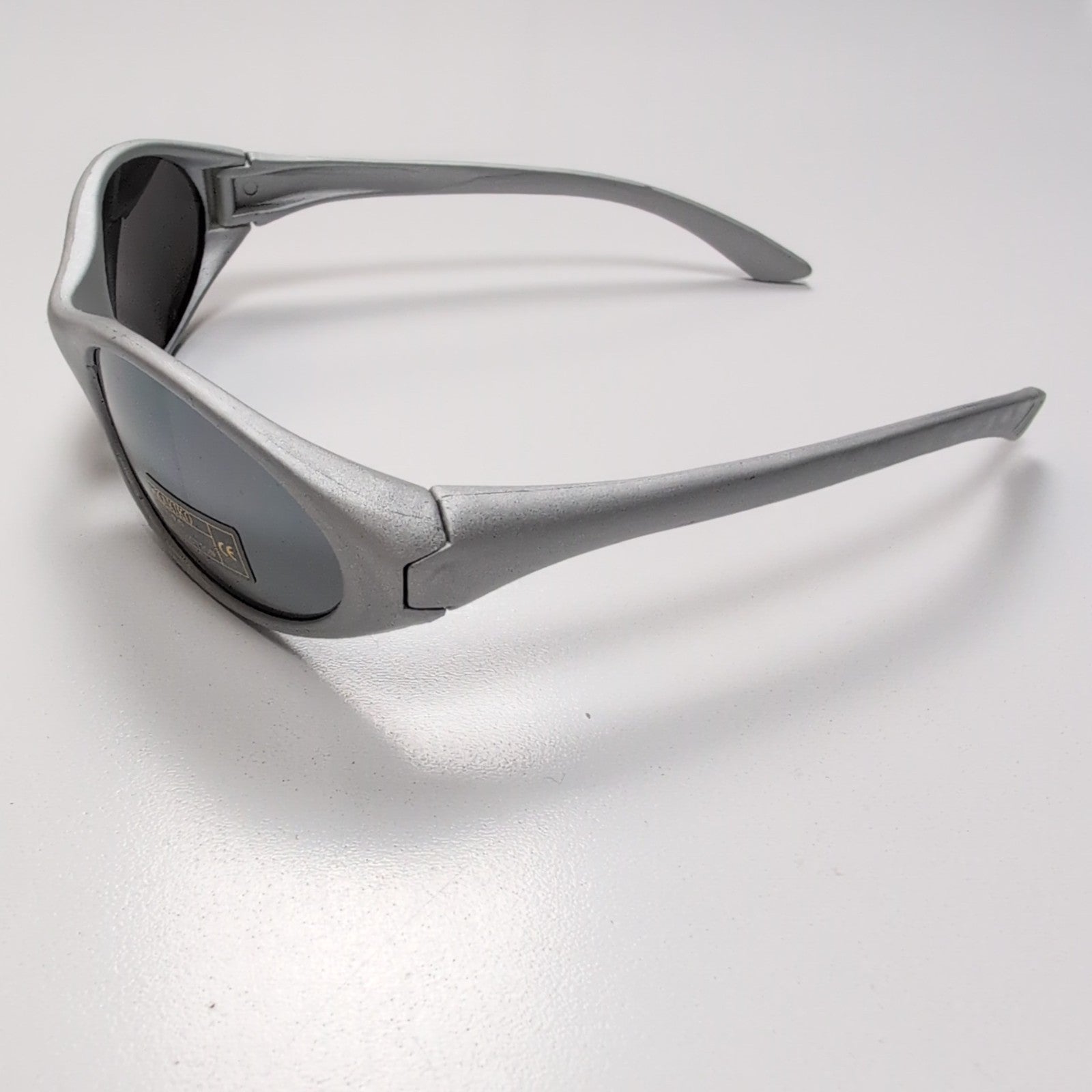 Lunettes de soleil de style Ovale Gris Argenté KAKIKO Y2K