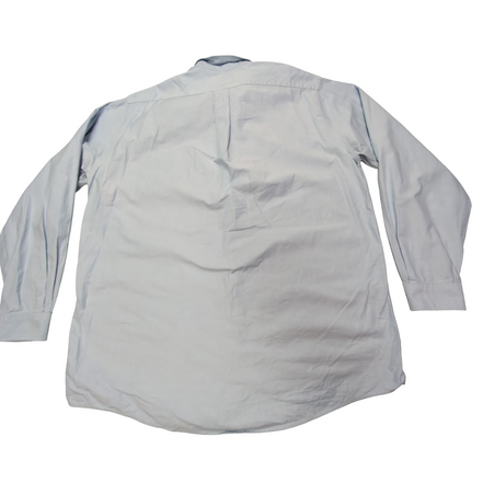 Chemise L.L. Bean bleue uni taille XL #125e