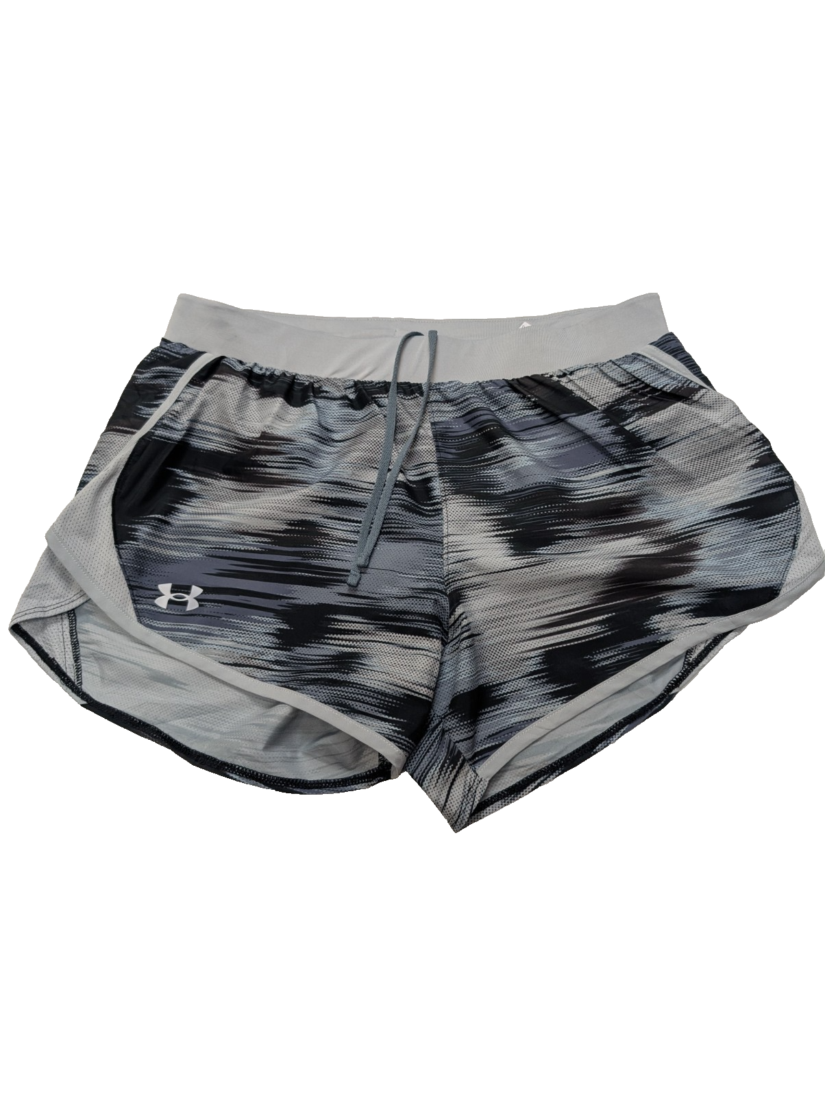 Short Under Armour HeatGear Noir & Gris Motif - Femme Taille M