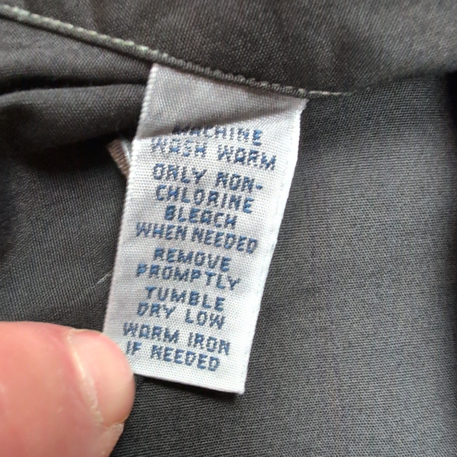 Chemise Ralph Lauren Vintage L noire logo violet manches longues