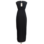 Robe SUBLEVEL M/L Longue Noire Sans Bretelles Fendue Neuve Étiquette