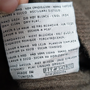Pull Robe di Kappa XL marron 80% laine col rond logo brodé Kappa