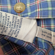 Chemise Polo Ralph Lauren Shirt S Custom Fit Carreaux Bleu Rouge Logo Rouge 