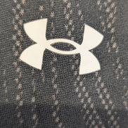 T-shirt de Sport Under Armour Col V Motifs Noir & Gris Femme Taille M