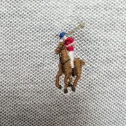 Chemise Ralph Lauren XS Coton Piqué Logo Marron Manches Longues Excellent État