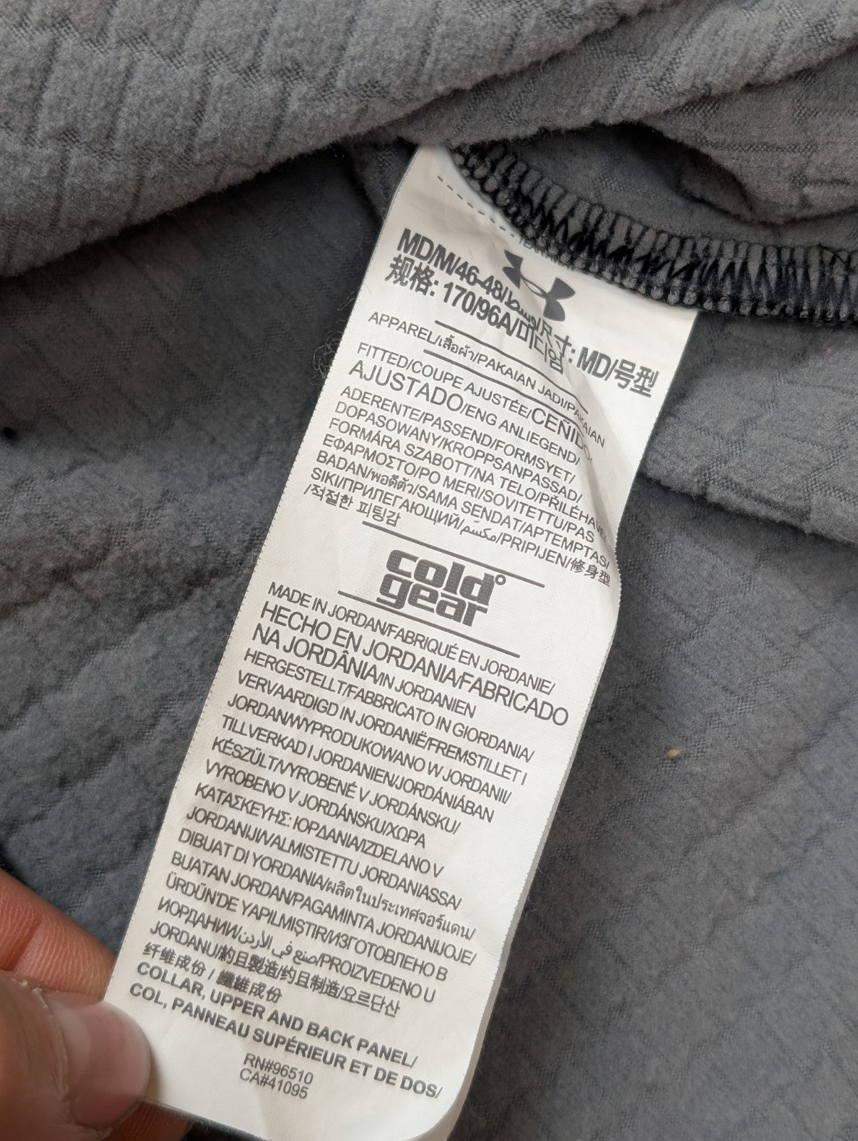 🏃‍♀️ Sweat Technique Under Armour ColdGear Femme T. M - Col Zippé Course