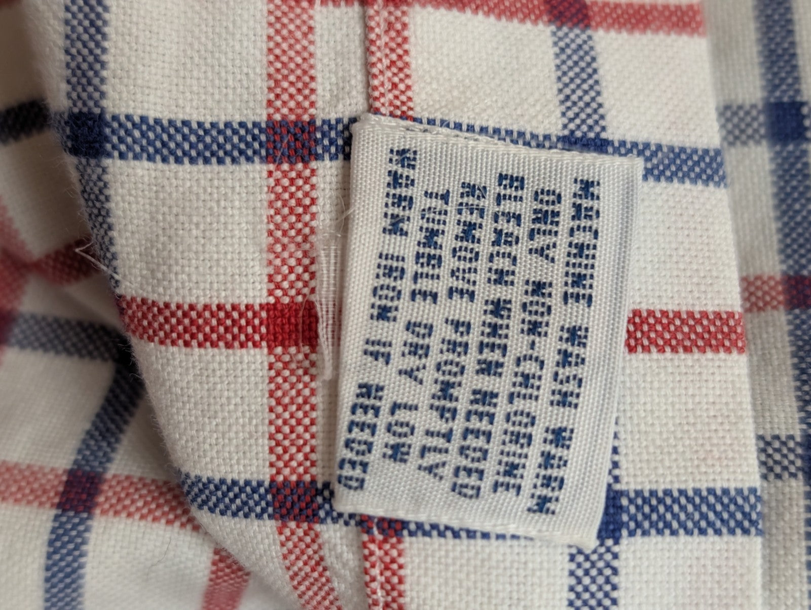 Chemise Ralph Lauren Homme XL Carreau Rouge Bleu Blanc Oxford Classique Boutonné