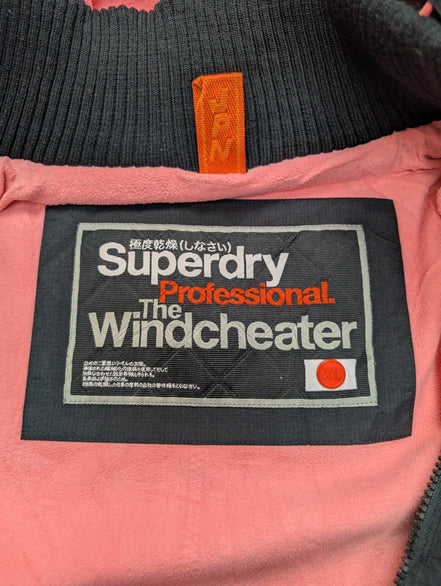 Blouson veste zippée à capuche Superdry femme Artic noire taille XL 14b