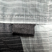Chemise Oakley M Gris Carreaux 100% Coton Manches Courtes Logo Brodé