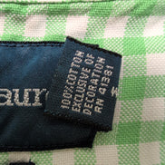 Chemise Ralph Lauren L Vert Carreaux Classic Fit Coton Logo Marron Poche