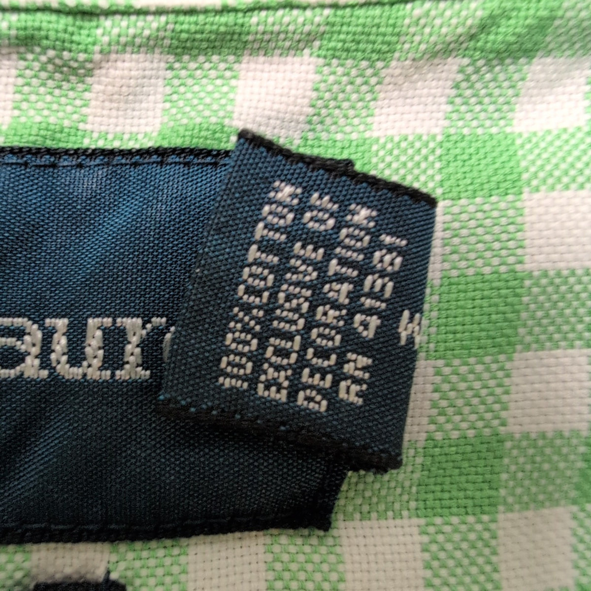 Chemise Ralph Lauren L Vert Carreaux Classic Fit Coton Logo Marron Poche