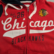 Veste Hoodie Femme Chicago Blackhawks 4Her NHL Hockey Sport Chic Rouge Taille L