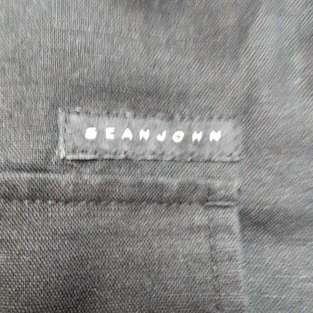 Chemise Sean John M Noire Lin Coton 2 Poches Manches Courtes