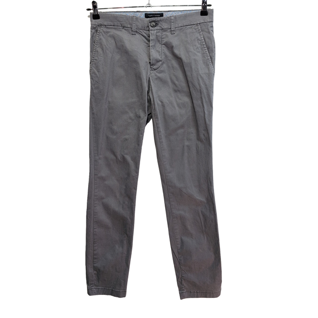 Pantalon chino Tommy Hilfiger stretch gris taille W30xL32 FR40 #50ct