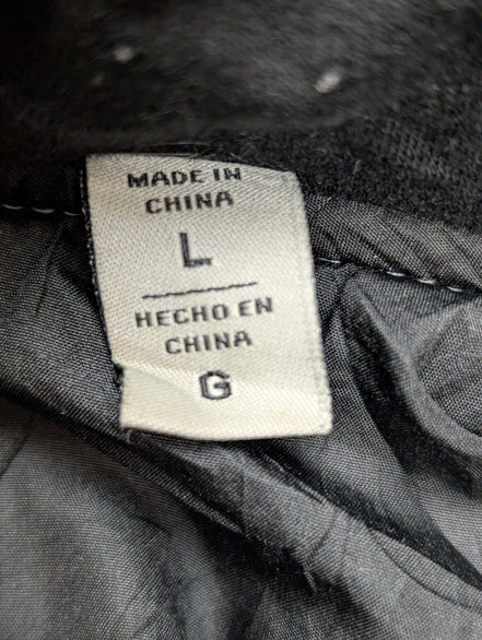 Veste Levi's Grise Matelassée Capuche Noire Homme Taille L