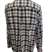Chemise Flanelle CHAPS L Bûcheron Rouge Noir Blanc |279S