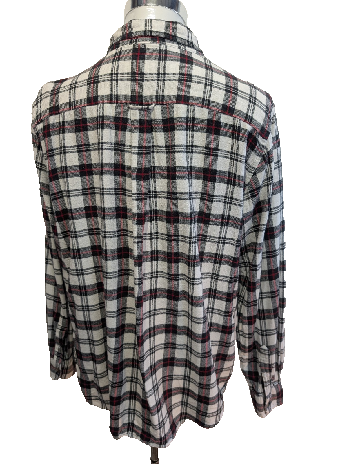 Chemise Flanelle CHAPS L Bûcheron Rouge Noir Blanc |279S