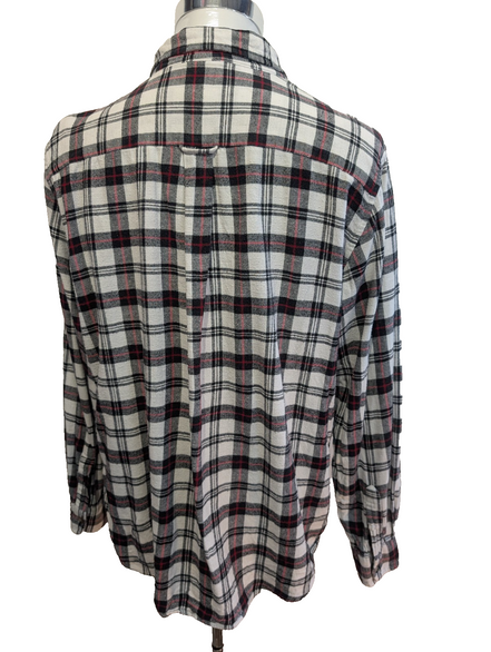 Chemise Flanelle CHAPS L Bûcheron Rouge Noir Blanc |279S