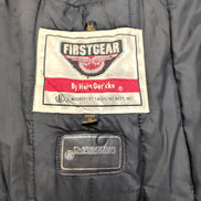 🏍️ FIRSTGEAR HEIN GERICKE Blouson Cuir Noir MOTO Biker Zippé TALL L/XL |42c