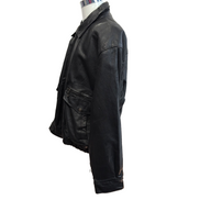 Blouson Cuir XXL Arcadia Noir 2XL Bomber Flight Jacket Veste Vintage | 55c