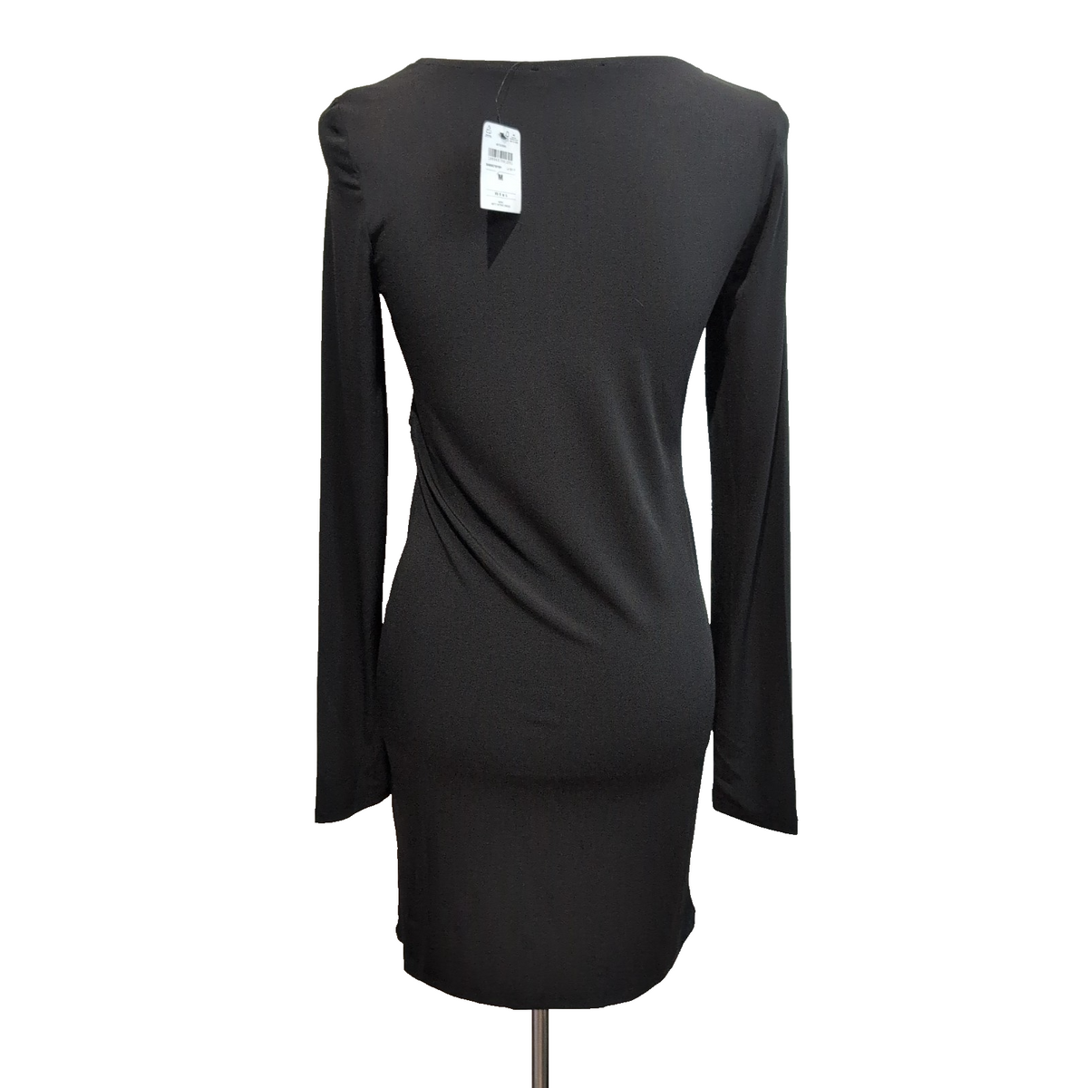 Robe Terranova T.M Noire Manches Longues Stretch Neuve Avec Étiquette