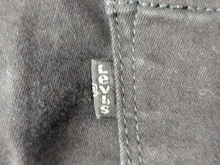 Jean Levi's 710 Femme Noir Super Skinny Ultra Stretch W32 L30 Intense