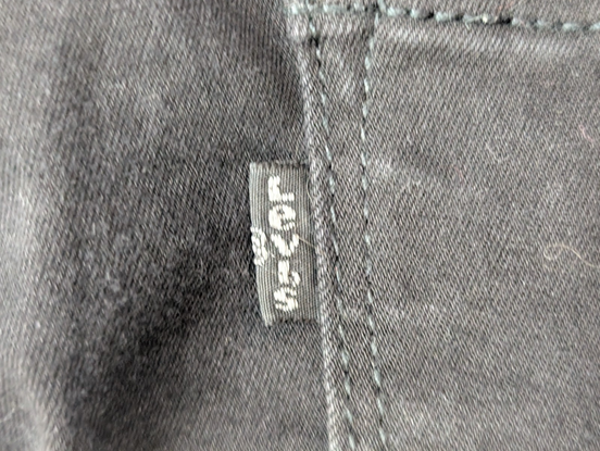 Jean Levi's 710 Femme Noir Super Skinny Ultra Stretch W32 L30 Intense