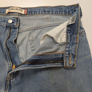 Jean Levi's 505 Regular Fit Vintage Homme W38 L30 Bleu Denim Classic Straight