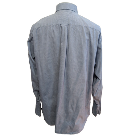 Chemise Tommy Hilfiger Rare Rayée Bleu Poignets Mousquetaires - Taille L / XL
