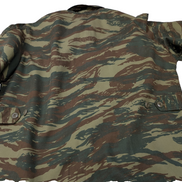 Veste militaire Vert Kaki Armée Grecque Camouflage Tiger Stripe Taille L