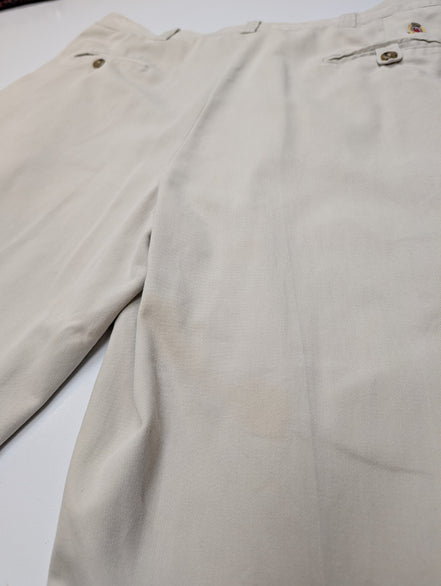 Pantalon Chino Vintage TOMMY HILFIGER Crème 🏷️ Taille W38 (Taille 44cm)